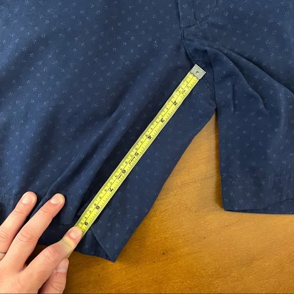 J. Crew 9” Stanton Navy All Over Floral Print Flat Front Shorts 30 Lightweight - Picture 13 of 13